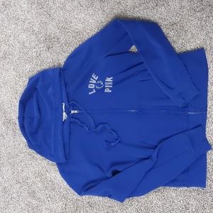 PINK Victoria's Secret Blue Hoodie